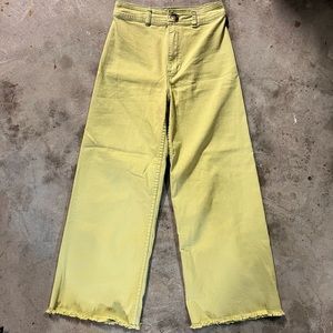 Billabong Lime Green Wide-Leg Pants